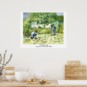 Eerste stappen 1890 Vincent van Gogh (1853-1890) Poster (Keuken)