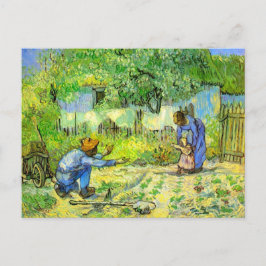 Eerste stappen, 1890 Vincent van Gogh. Briefkaart