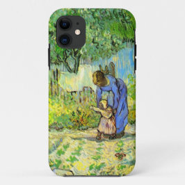 Eerste stappen, 1890 Vincent van Gogh. iPhone 11 Hoesje