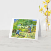Eerste stappen, 1890 Vincent van Gogh. Kaart (Gele Bloem)