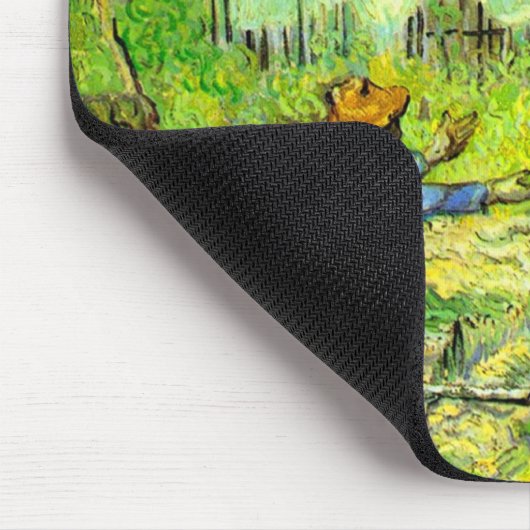 Eerste stappen, 1890 Vincent van Gogh. Muismat (Hoek)