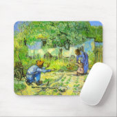 Eerste stappen, 1890 Vincent van Gogh. Muismat (Met muis)