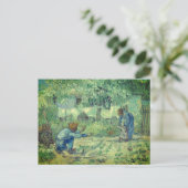 Eerste stappen briefkaart (Staand voorkant)