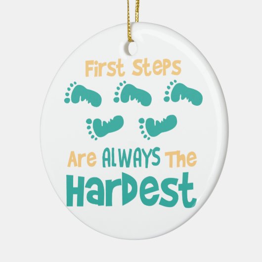 Eerste stappen keramisch ornament (Links)