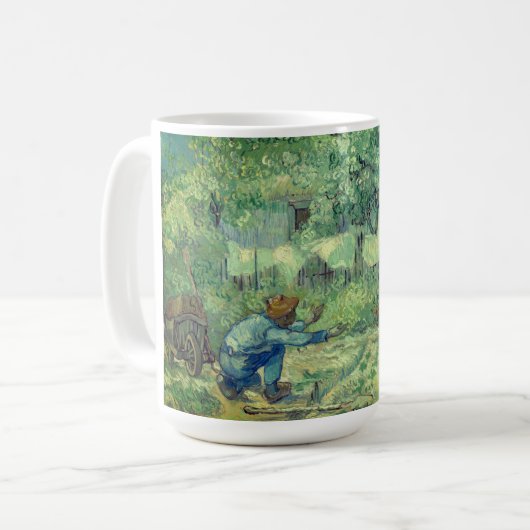 Eerste stappen koffiemok (Voorkant links)
