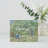 Eerste stappen na Millet, briefkaart Van Gogh (Staand voorkant)