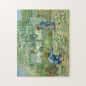 Eerste stappen, na Millet door Vincent Van Gogh Legpuzzel (Verticaal)