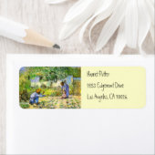 Eerste stappen (na Millet) Van Gogh Fine Art Etiket (Insitu)