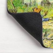 Eerste stappen (na Millet) Van Gogh Fine Art Muismat (Hoek)