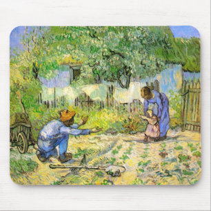 Eerste stappen (na Millet) Van Gogh Fine Art Muismat