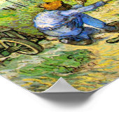 Eerste stappen (na Millet) Van Gogh Fine Art Poster (Hoek)