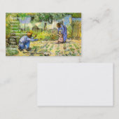 Eerste stappen (na Millet) Van Gogh Fine Art Visitekaartje (Voorkant / Achterkant)