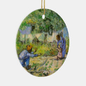 Eerste stappen (na Millet) van Vincent van Gogh Keramisch Ornament (Rechts)