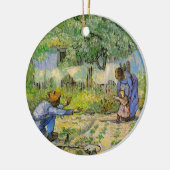 Eerste stappen (na Millet) van Vincent van Gogh Keramisch Ornament (Links)