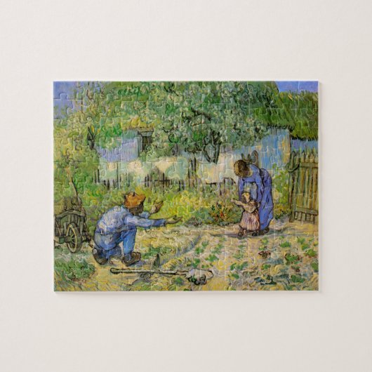 Eerste stappen (na Millet) van Vincent van Gogh Legpuzzel (Horizontaal)
