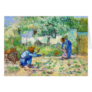 Eerste stappen (na Millet) Vincent van Gogh art