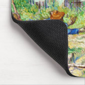 Eerste stappen (na Millet) Vincent van Gogh art Muismat (Hoek)