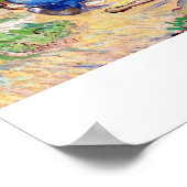 Eerste stappen (na Millet) Vincent van Gogh art Poster (Hoek)