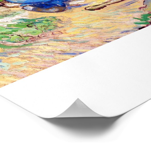 Eerste stappen (na Millet) Vincent van Gogh art Poster (Hoek)