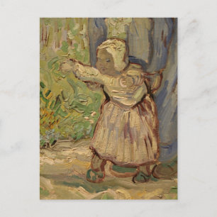 Eerste stappen na Millet - Vincent Van Gogh Briefkaart