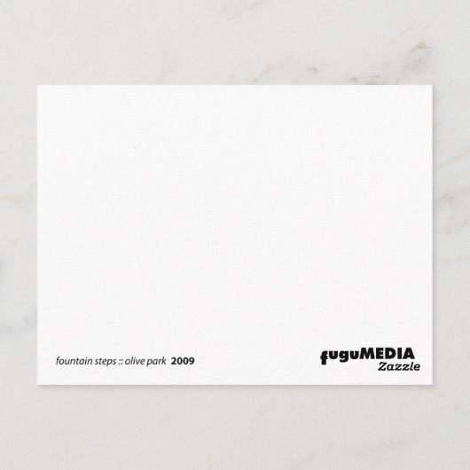 eerste stappen : olijfpark briefkaart (Achterkant)