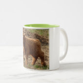 Eerste stappen tweekleurige koffiemok (Voorkant rechts)