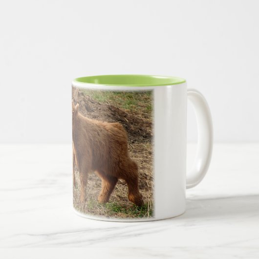 Eerste stappen tweekleurige koffiemok (Voorkant rechts)