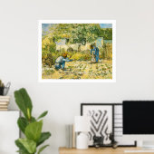 Eerste stappen van Vincent van Gogh 1890 Poster (Thuiskantoor)