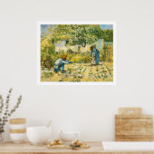 Eerste stappen van Vincent van Gogh 1890 Poster (Keuken)
