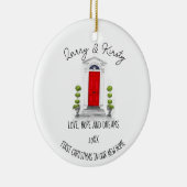 Eerste startpunt noemt bewerkbare berichten keramisch ornament (Rechts)