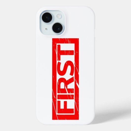 Eerste stempel Case-Mate iPhone case (Achterkant)