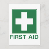 Eerste steun briefkaart (Voorkant)