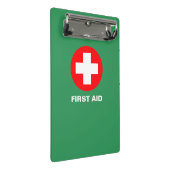 Eerste steun - Medic (kruis) - Ambulance, Help Mini Klembord (Schuin)