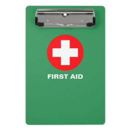 Eerste steun - Medic (kruis) - Ambulance, Help Mini Klembord