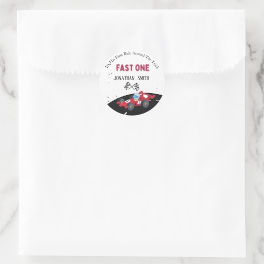 Eerste Sticker van de rantsoenauto (Tas)