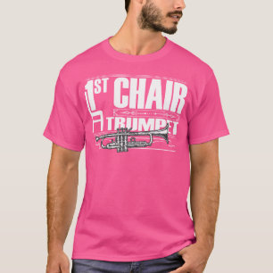 Eerste stoel trompet een bandlid en orkest PL T-shirt