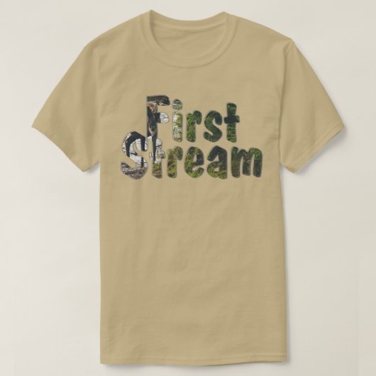 Eerste stroom t-shirt (Design voorkant)