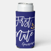 eerste stuurman | Maid of Honor vrijgezellenfeest Seltzer Blikjeskoeler (Seltzer Achterkant)