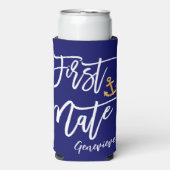 eerste stuurman | Maid of Honor vrijgezellenfeest Seltzer Blikjeskoeler (Seltzer Voorkant)