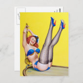 Eerste stuurman: Peter Driben 1953 Briefkaart (Voorkant / Achterkant)