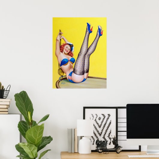 Eerste stuurman: Peter Driben 1953 Poster (Thuiskantoor)