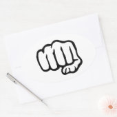 Eerste symbool ovale sticker (Envelop)