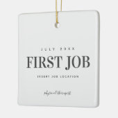 Eerste taak als Fysieke Therapist DPT Keramisch Ornament (Links)