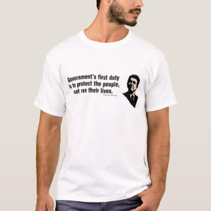 Eerste taak van de regering t-shirt