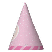 Eerste Tand Baby Roze Meisje Party Pet Feesthoedjes (Rechts)