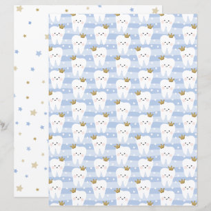Eerste tand dubbelzijdig scrapbookingpapier