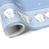 Eerste Tand party tafelkleed, groot inpakpapier (Rol Hoek)