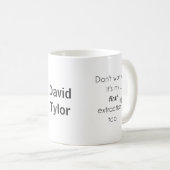 Eerste Tandextractie! Koffiemok (Voorkant rechts)