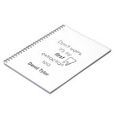 Eerste Tandextractie! Notitieboek (Linkerzijde)