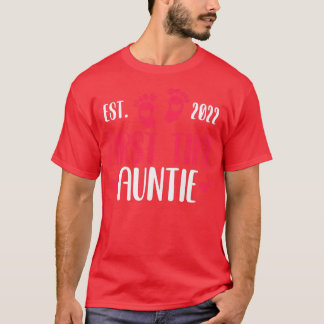Eerste tante 2022 Zwangerschap T-shirt